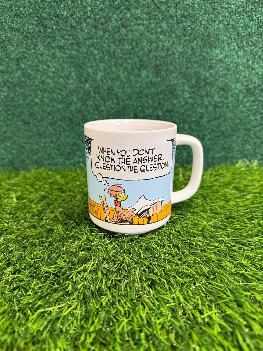 Shoe Comic Coffee Mug Applause Wallace Berrie & Co. Inc. 1984 Korea Ceramic Cup